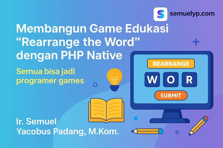 Membangun Game Edukasi 'Rearrange the Word' dengan PHP Native